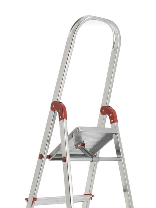 EAN 8420812958085 - Rolser UNI004 escalera Escalera taburete Aluminio, Rojo imagen 4