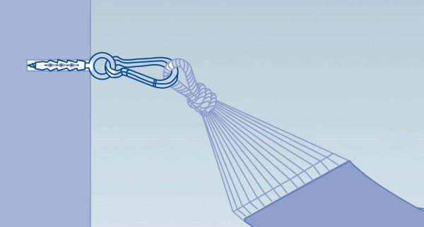 EAN 4030454000048 - AMAZONAS AZ-3010000 accesorio para hamaca Kit para colgar hamacas Plata Acero galvanizado, Nylon 150 kg imagen 2