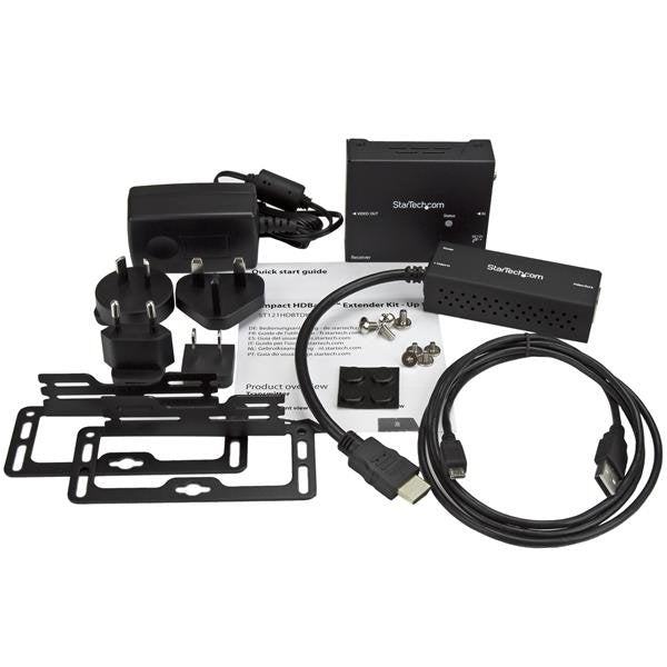EAN 65030864916 - StarTech.com ST121HDBTDK extensor audio/video Transmisor y receptor de señales AV Negro imagen 5