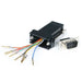 EAN 0065030773515 - StarTech.com GC98MF cambiador de género para cable DB-9 RJ-45 Negro imagen 1