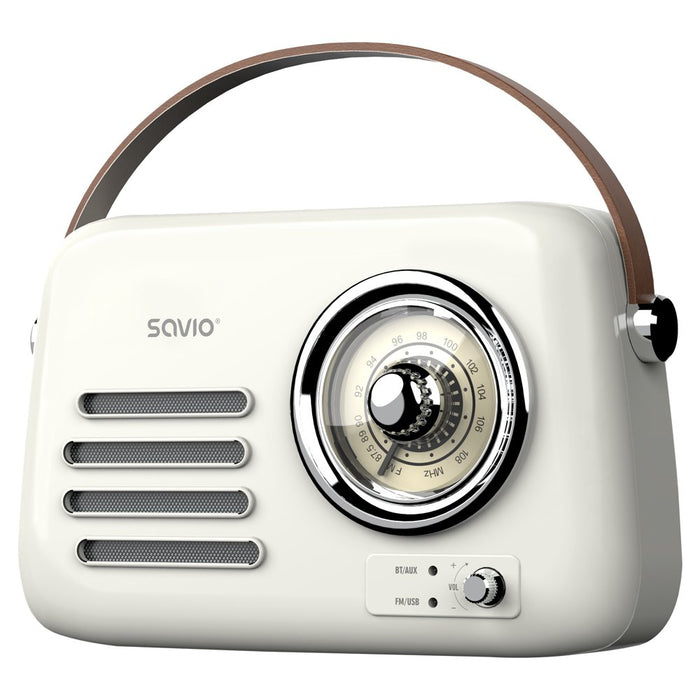 EAN 5901986049654 - Savio RS-02 radio Portátil Analógica Blanco imagen 4