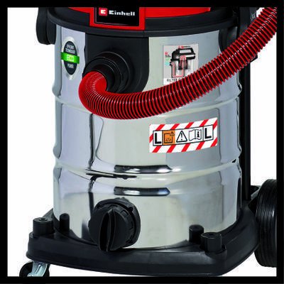EAN 4006825658330 - Einhell TE-VC 2230 SACL 30 L Aspiradora cilíndrica Seca y húmeda 2000 W Bolsa para el polvo imagen 3