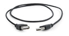 EAN 8716309098816 - Gembird CC-USB2-AMAF-75CM/300-BK cable USB USB 2.0 0,75 m USB A Negro imagen 3