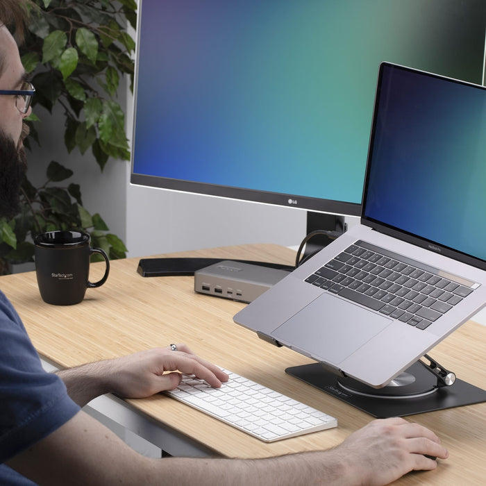 EAN 65030904711 - StarTech.com ATFR-LAPTOP-RISER soporte para ordenador portátil Plata imagen 6