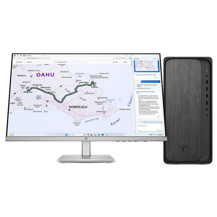 EAN 0199251181061 - HP OmniDesk Desktop M02-0014ns PC AMD Ryzen™ 5 8500F 16 GB DDR5-SDRAM 1 TB SSD FreeDOS Torre AI PC Negro, imagen 12