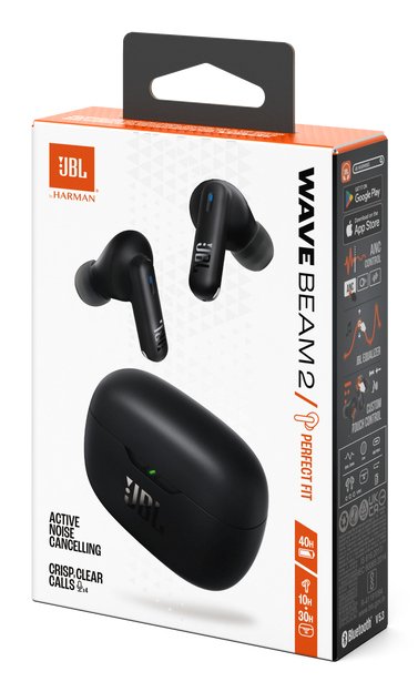EAN 1200130015250 - JBL Wave Beam 2 Auriculares Inalámbrico Dentro de oído Llamadas/Música Bluetooth Negro imagen 11