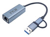 EAN 8681949016202 - Inca IUTP-01TX hub de interfaz USB 3.2 Gen 1 (3.1 Gen 1) Type-A + Type-C Azul imagen 2