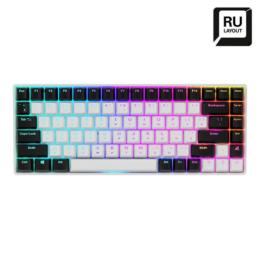 EAN 4044951039678 - Sharkoon SKILLER SGK50 S3 teclado Juego USB QWERTY Ruso Blanco imagen 1