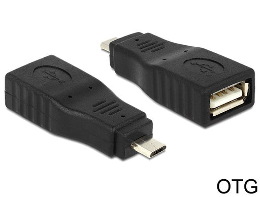 EAN 4043619655496 - DeLOCK 65549 cambiador de género para cable Micro USB2.0-B USB2.0-A Negro imagen 1