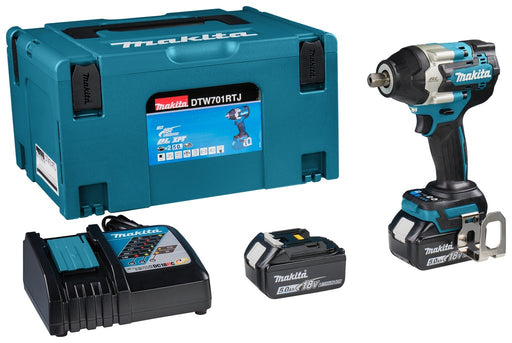 EAN 0088381723954 - Makita DTW701RTJ destornillador eléctrico y llave de impacto 1000 RPM Negro, Azul imagen 1