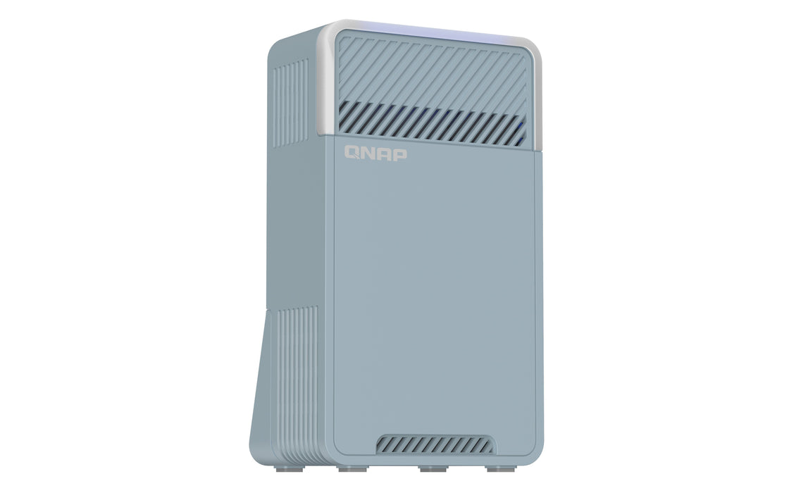 EAN 0885022020256 - QNAP QMiro-201W router inalámbrico Gigabit Ethernet Doble banda (2,4 GHz / 5 GHz) Azul imagen 3