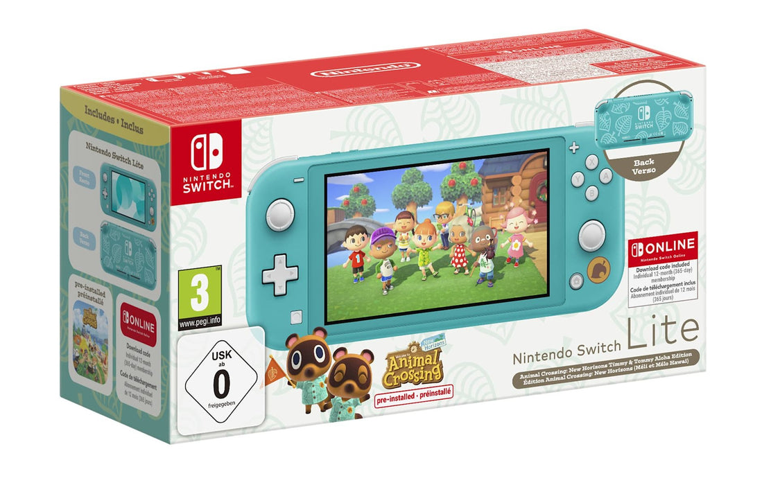 EAN 0045496453954 - Nintendo Switch Lite Animal Crossing: New Horizons Timmy & Tommy Aloha Edition videoconsola portátil 14 c imagen 1