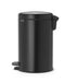 EAN 8710755113741 - Brabantia 113741 papelera 12 L Alrededor Negro imagen 5