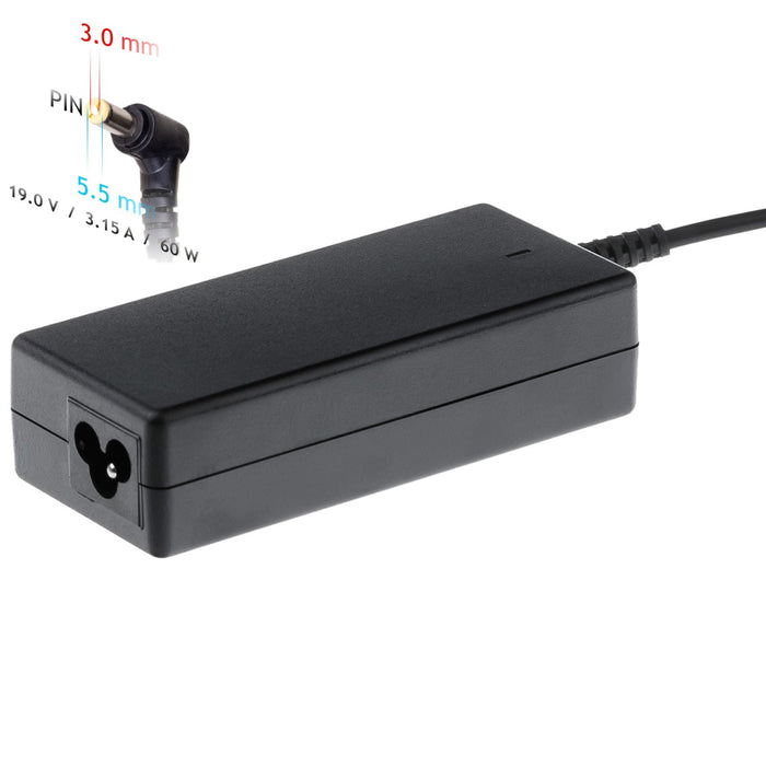 EAN 5901720130761 - Akyga notebook power adapter AK-ND-13 19V/3.16A 60W 5.5x3.0 mm + pin SAMSUNG adaptador e inversor de corr imagen 1