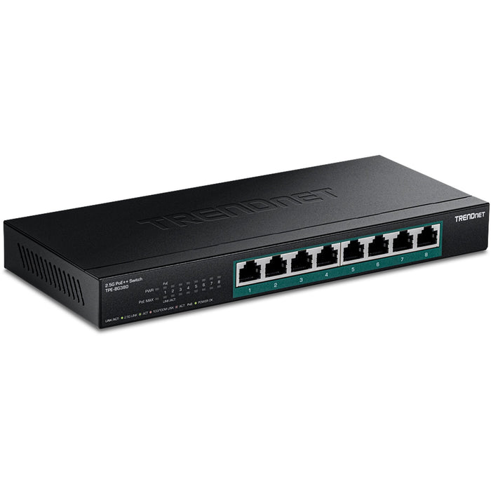 EAN 0710931162462 - Trendnet TPE-BG380 switch No administrado 2.5G Ethernet (100/1000/2500) Energía sobre Ethernet (PoE) Negr imagen 1