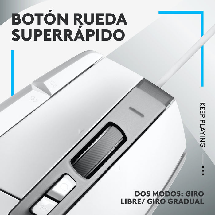 EAN 5099206096325 - Logitech G 910-006147 ratón Juego mano derecha USB tipo A Óptico 25600 DPI imagen 6