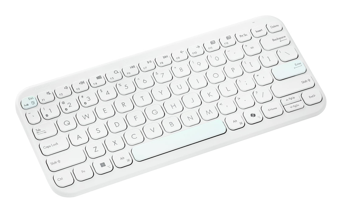 EAN 4711387823088 - ASUS Marshmallow Keyboard KW100 teclado Hogar Bluetooth QWERTY Internacional de EE.UU. Beige imagen 2