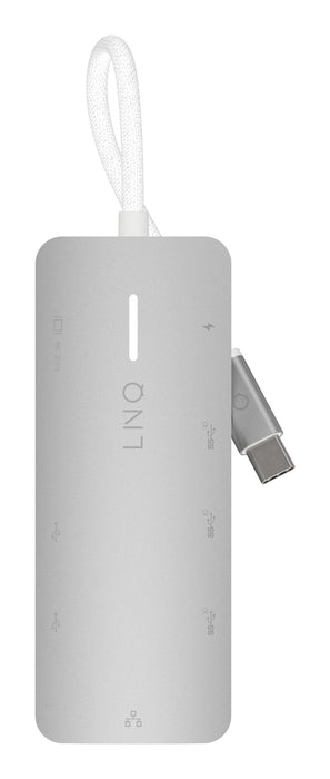 EAN 8720574622720 - LINQ LQ49081 base para portátil y replicador de puertos Alámbrico USB 3.2 Gen 2 (3.1 Gen 2) Type-C Gris,  imagen 4