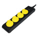 EAN 4052792035414 - LogiLink LPS212 base múltiple 1,4 m 4 salidas AC Negro, Amarillo imagen 1