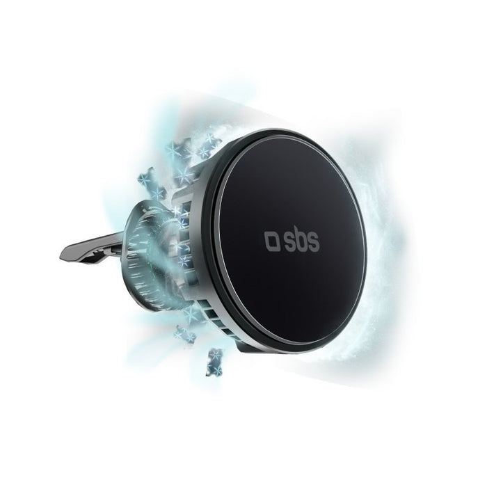 EAN 8018417452086 - SBS TESUPFANWIR15W cargador de dispositivo móvil Smartphone Negro USB Cargador inalámbrico Auto imagen 1