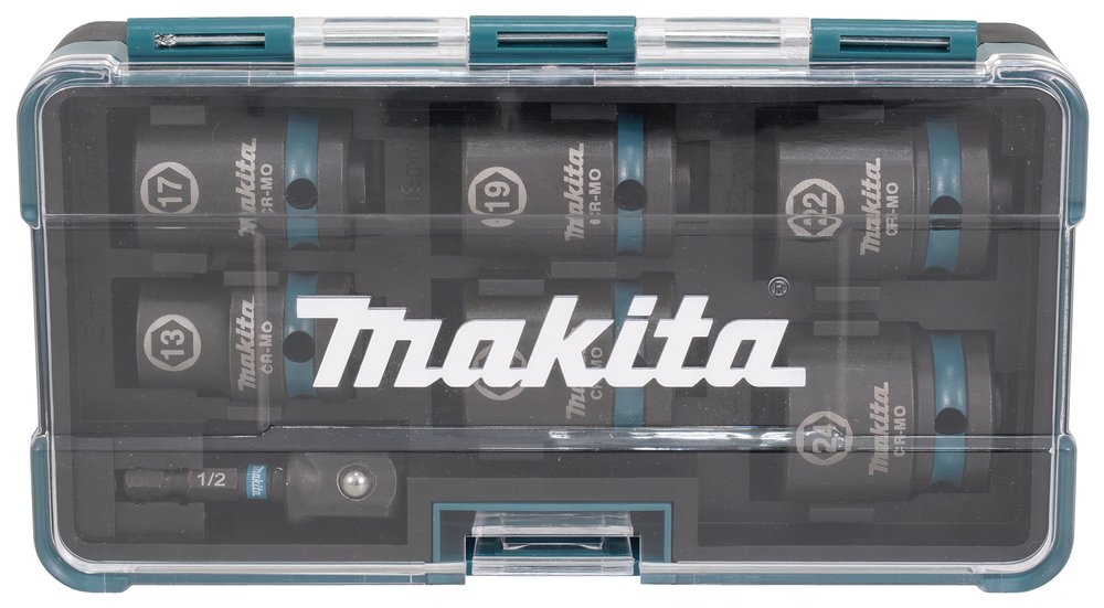 EAN 0088381791243 - Makita E-16592 toma de llaves de impacto Juego de llaves de impacto Negro, Verde azulado imagen 3