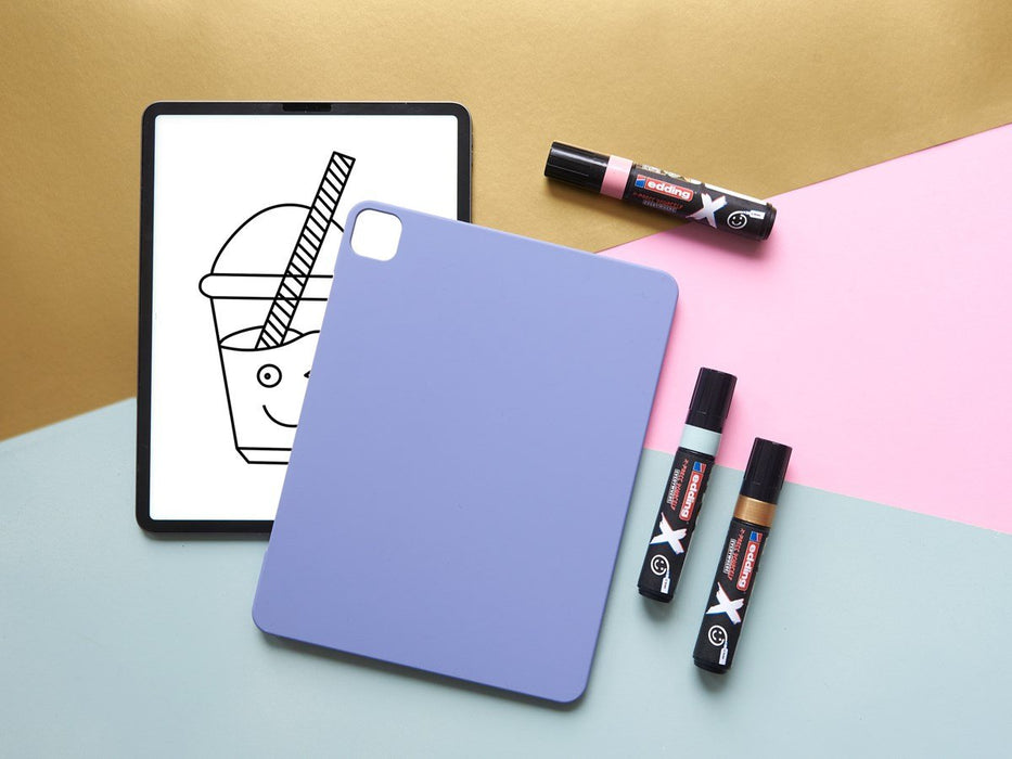 EAN 4057305067111 - Edding 6900 X Multimarker marcador permanente Punta de cincel Oro, Verde claro, Rosa claro 3 pieza(s) imagen 10