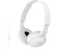 EAN 0272428688614 - Sony MDR-ZX110AP Auriculares Alámbrico Diadema Llamadas/Música Blanco imagen 2