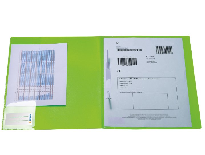 EAN 4008705945257 - HERMA 19639 carpeta Polipropileno (PP) Verde A4 imagen 3