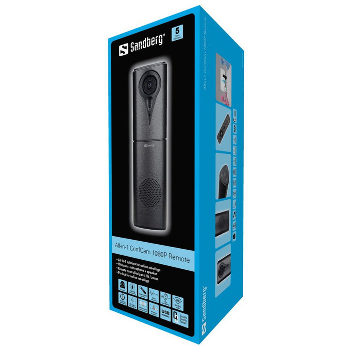 EAN 5705730134234 - Sandberg 134-23 cámara web 2,1 MP 1920 x 1080 Pixeles USB 2.0 Negro imagen 10