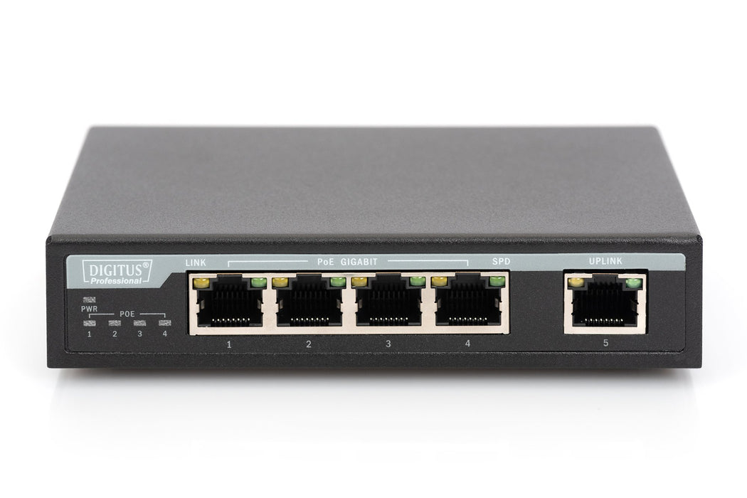 EAN 4016032390275 - Digitus DN-95330 switch No administrado Gigabit Ethernet (10/100/1000) Energía sobre Ethernet (PoE) Negro imagen 3
