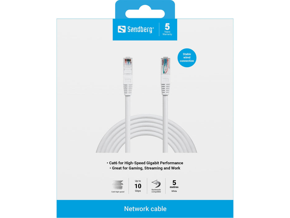 EAN 5705730506963 - Sandberg 506-96 cable de red Blanco U/UTP (UTP) imagen 2