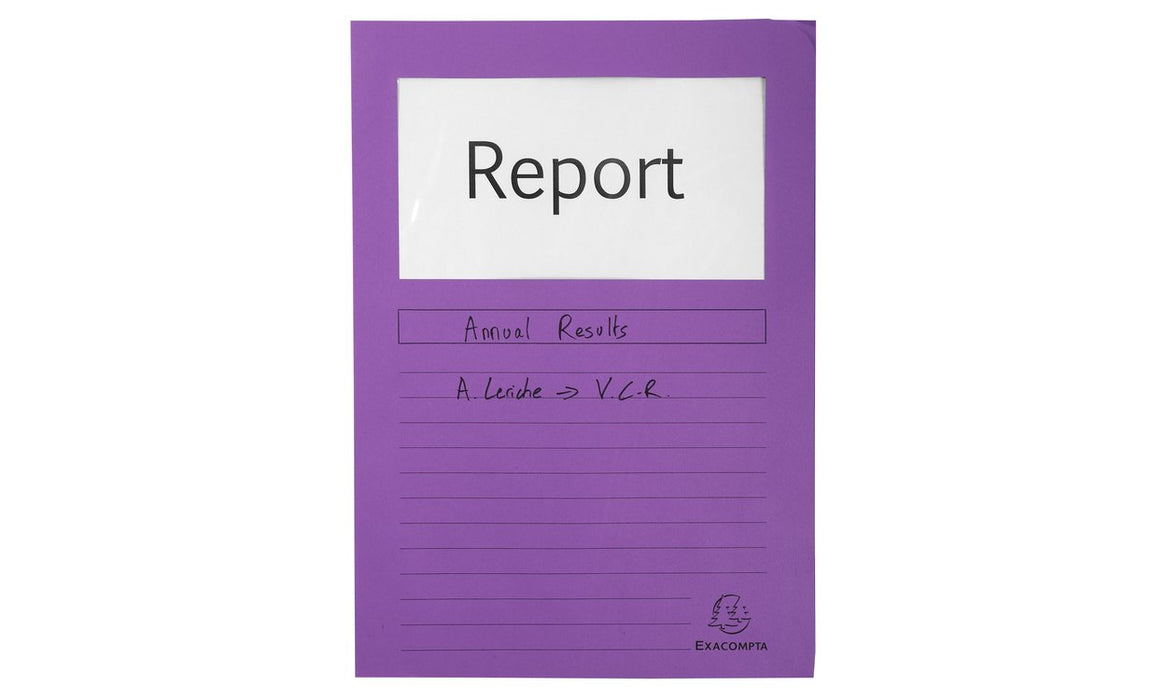 EAN 3130630501015 - Exacompta 50101E carpeta Caja de cartón Lila A4 imagen 2