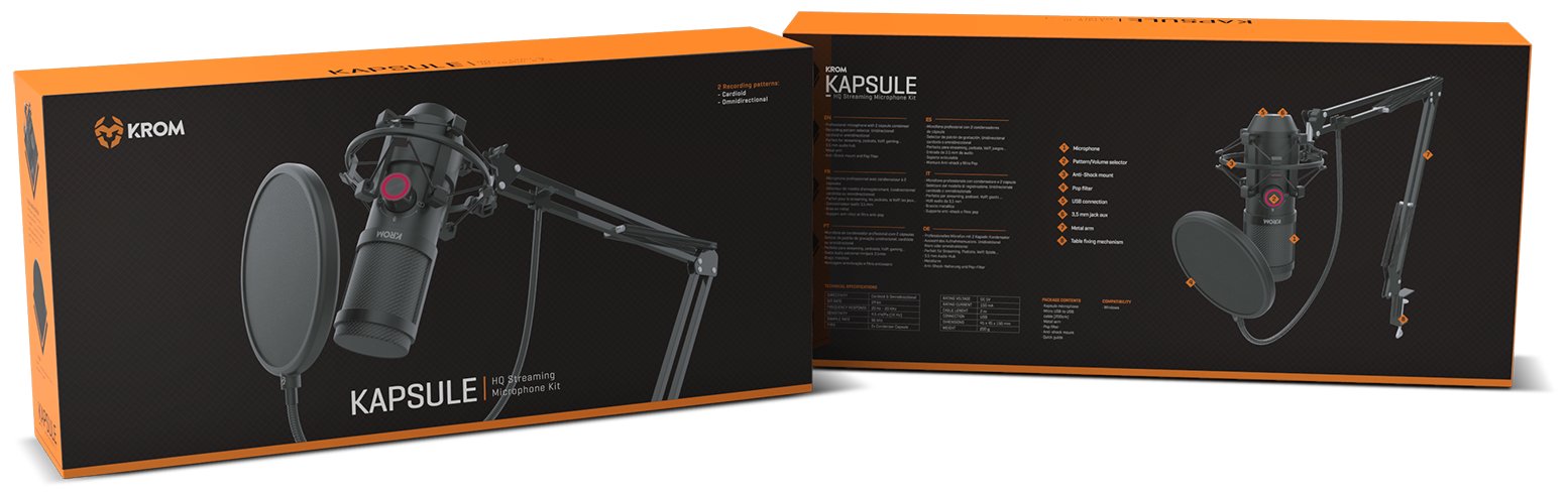 EAN 8436587970962 - Krom Kapsule Negro Micrófono para PC imagen 11