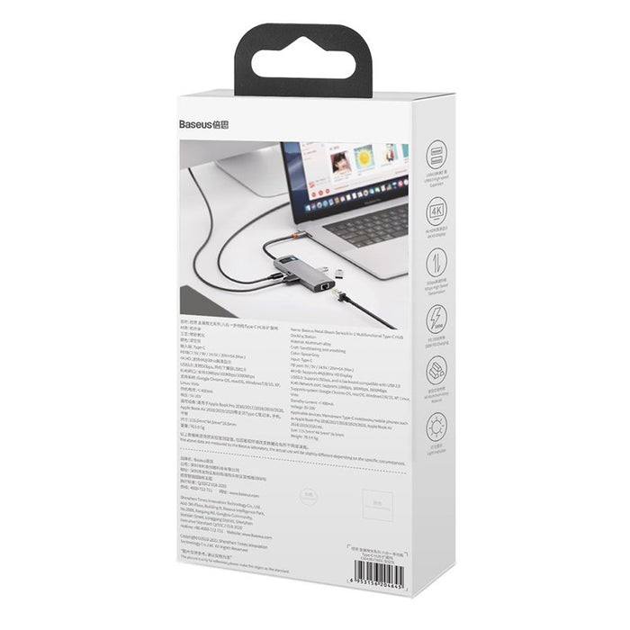 EAN 6953156204645 - Baseus Metal Gleam USB 3.2 Gen 1 (3.1 Gen 1) Type-C Gris imagen 11