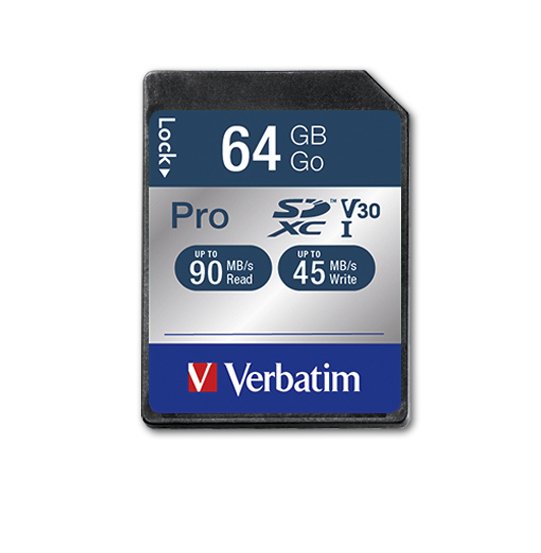 EAN 0023942470229 - Verbatim Pro 64 GB SDXC UHS Clase 10 imagen 1