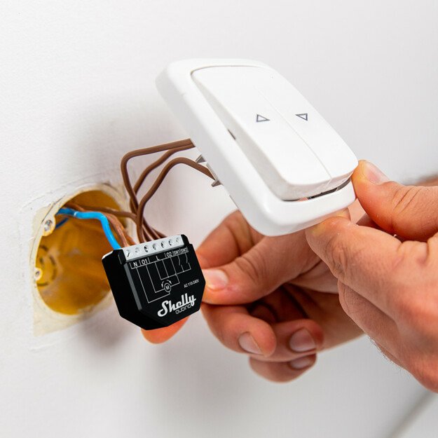 EAN 3800235269008 - Shelly Qubino Wave Shutter alimentación del relé Negro imagen 2