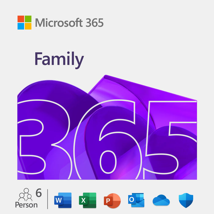 EAN 0885370509571 - Microsoft Office 365 Family Office suite 6 licencia(s) Plurilingüe 1 año(s) imagen 1