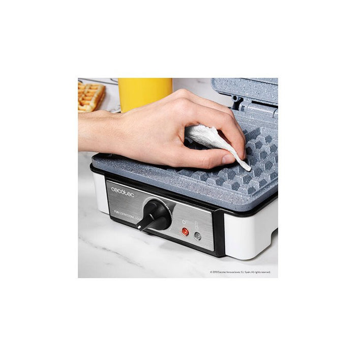 EAN 8435484080064 - Cecotec Fun Gofrestone Double 2 barquillo(s) Gris, Blanco imagen 5