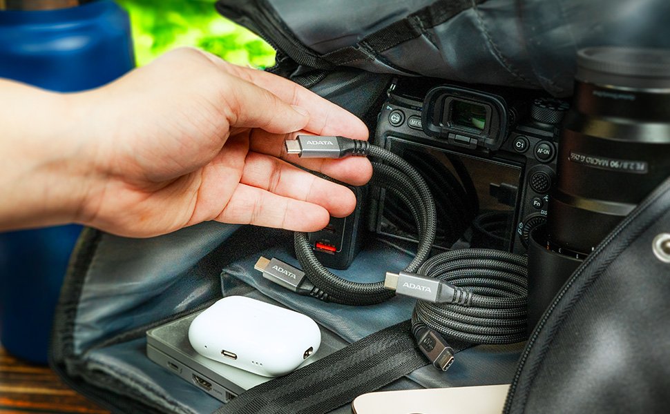 EAN 4711658150271 - ADATA CACCU3-100W-100AN-BK cable USB USB 3.2 Gen 2 (3.1 Gen 2) 1 m USB C Negro imagen 14