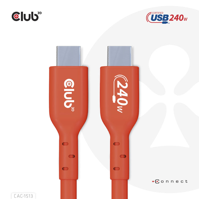 EAN 8719214472634 - CLUB3D CAC-1513 cable USB USB 2.0 USB C Naranja imagen 11
