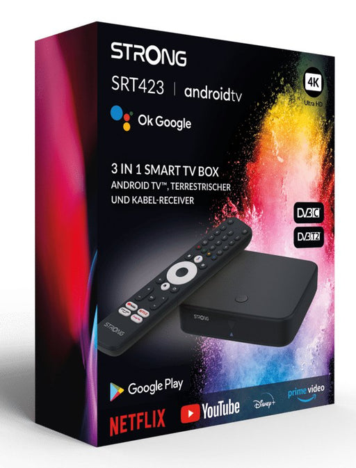 EAN 9120072378676 - Strong SRT423 convertidor de Smart TV Negro 4K Ultra HD 8 GB Wifi Ethernet imagen 2