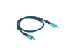 EAN 5901969436730 - Lanberg CA-CMCM-45CU-0005-BK cable USB USB4 Gen 2x2 0,5 m USB C Negro, Azul imagen 5