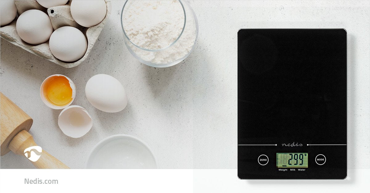 EAN 5412810408788 - Nedis KASC620BK báscula de cocina Negro Encimera Rectángulo Báscula electrónica de cocina imagen 12