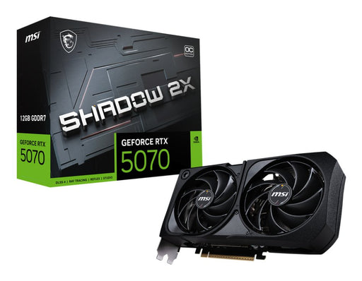 EAN 4711377308182 - MSI GeForce RTX 5070 12G SHADOW 2X OC NVIDIA 12 GB GDDR7 imagen 1