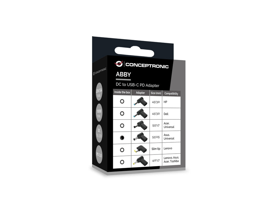EAN 4015867237755 - Conceptronic ABBY15PC04 accesorio para portatil Clavija de adaptador de corriente para ordenador portátil imagen 3