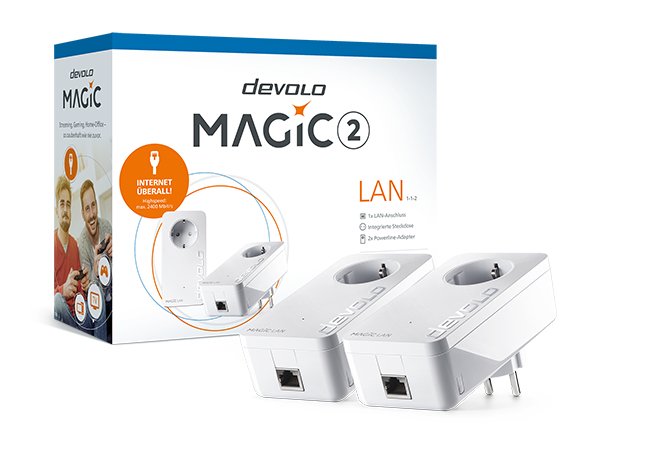 EAN 4250059682603 - Devolo Magic 2 LAN 2400 Mbit/s Ethernet Blanco 2 pieza(s) imagen 1
