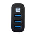 EAN 8059018361766 - Techly IUSB3-HUB3-ROTB hub de interfaz USB 3.2 Gen 1 (3.1 Gen 1) Type-A 5000 Mbit/s Negro imagen 8