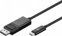 EAN 4040849792953 - Goobay 79295 adaptador de cable de vídeo 1,2 m USB Tipo C DisplayPort Negro imagen 1