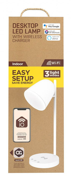 EAN 8426801166479 - Muvit MIOLAMP003 lámpara de mesa 14,5 W LED Blanco imagen 8