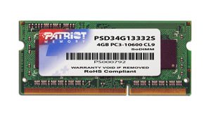EAN 0879699009850 - Patriot Memory 4GB DDR3 SODIMM módulo de memoria 1 x 4 GB imagen 1